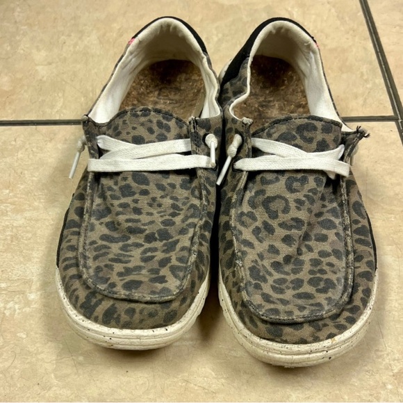 Hey Dude Shoes - Hey Dude Women's Leopard Moccasins